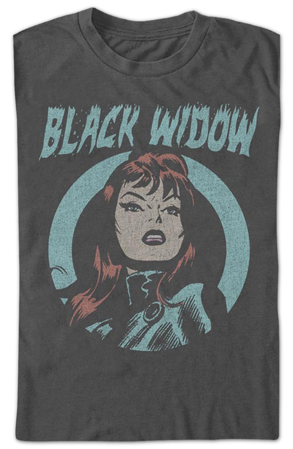 Vintage Black Widow Marvel Comics T-Shirt product image 2