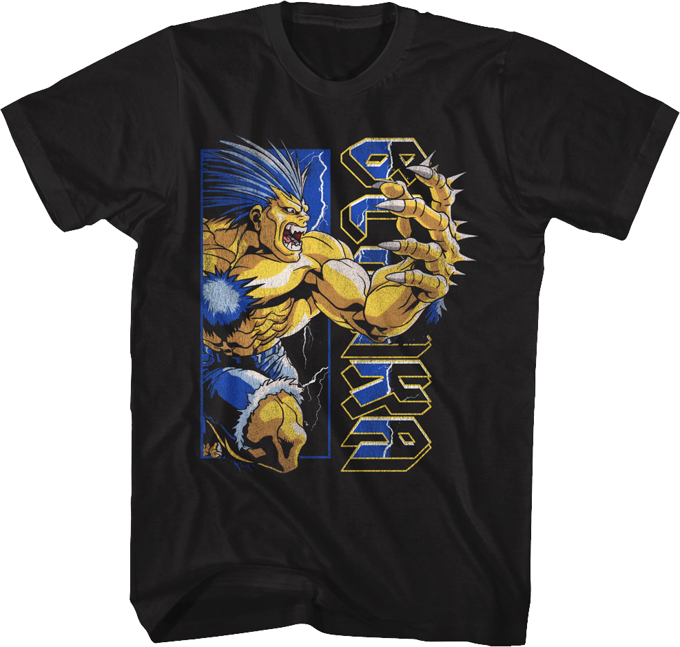Vintage Blanka Street Fighter T-Shirt product image 1