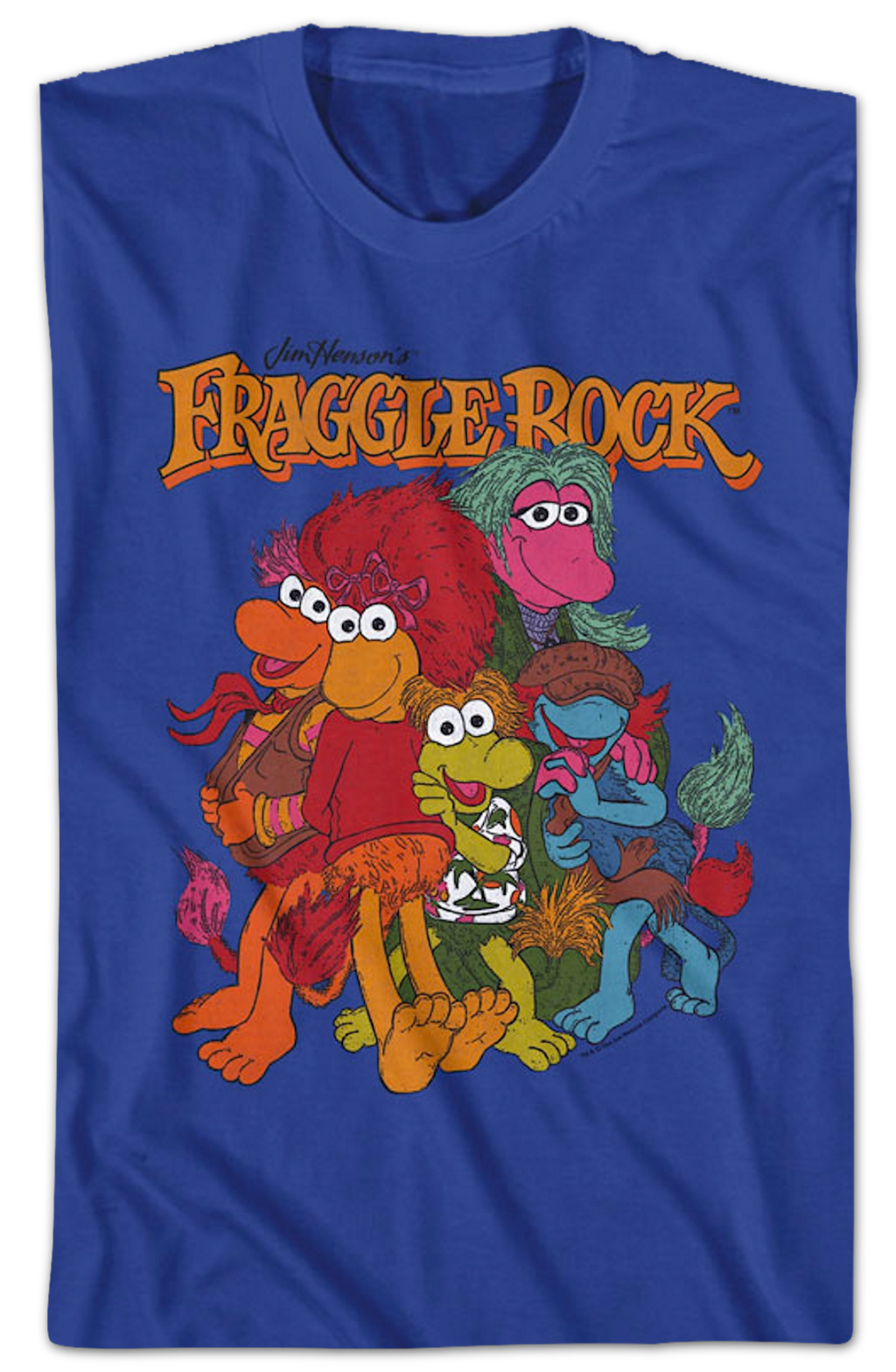Vintage Blue Group Picture Fraggle Rock T-Shirt product image 2