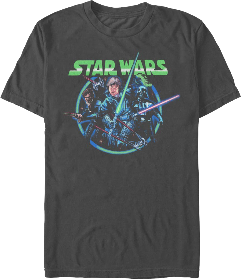 Vintage Circle Photo Star Wars T-Shirt product image 1
