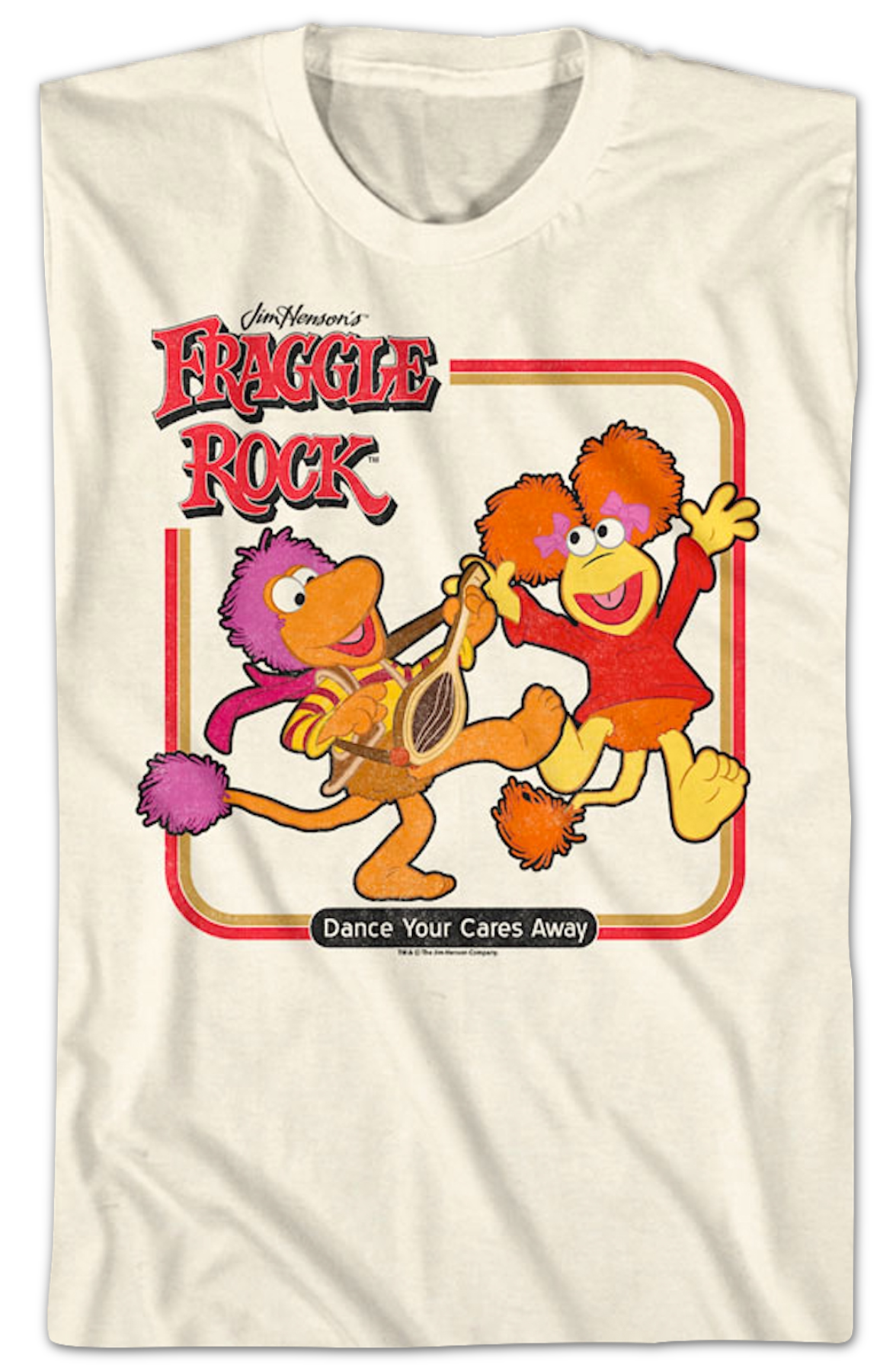 Vintage Dance Your Cares Away Fraggle Rock T-Shirt product image 2