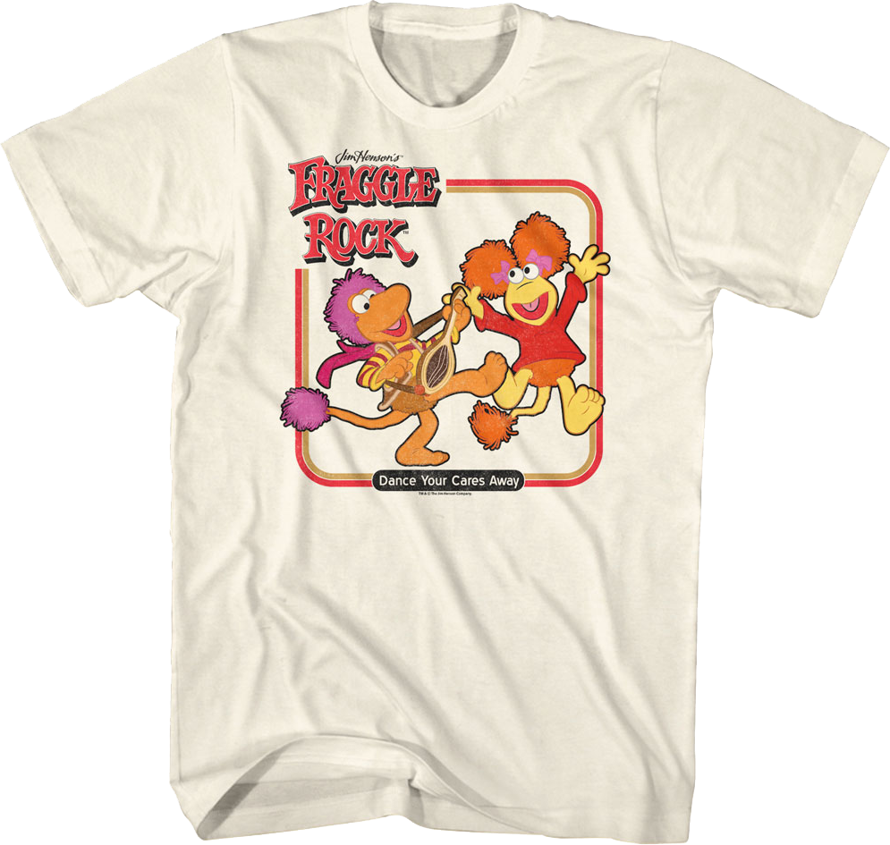Vintage Dance Your Cares Away Fraggle Rock T-Shirt product image 1