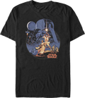 Vintage Episode IV A New Hope Poster Star Wars T-Shirt