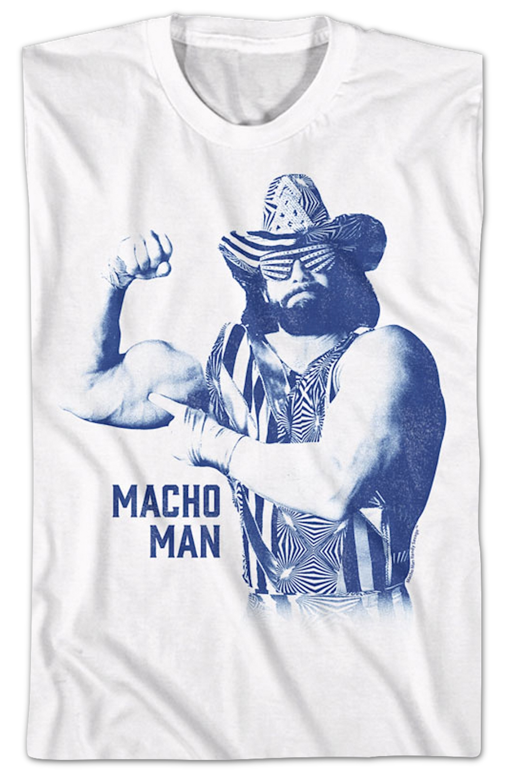 Vintage Flexing Macho Man Randy Savage T-Shirt product image 2