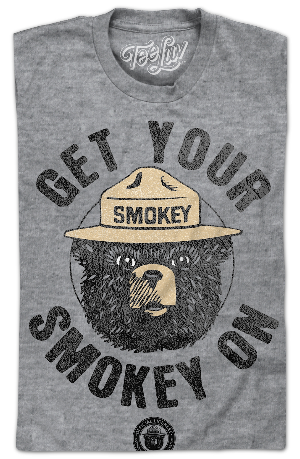 Vintage Get Your Smokey On Bear T-Shirt product image 2