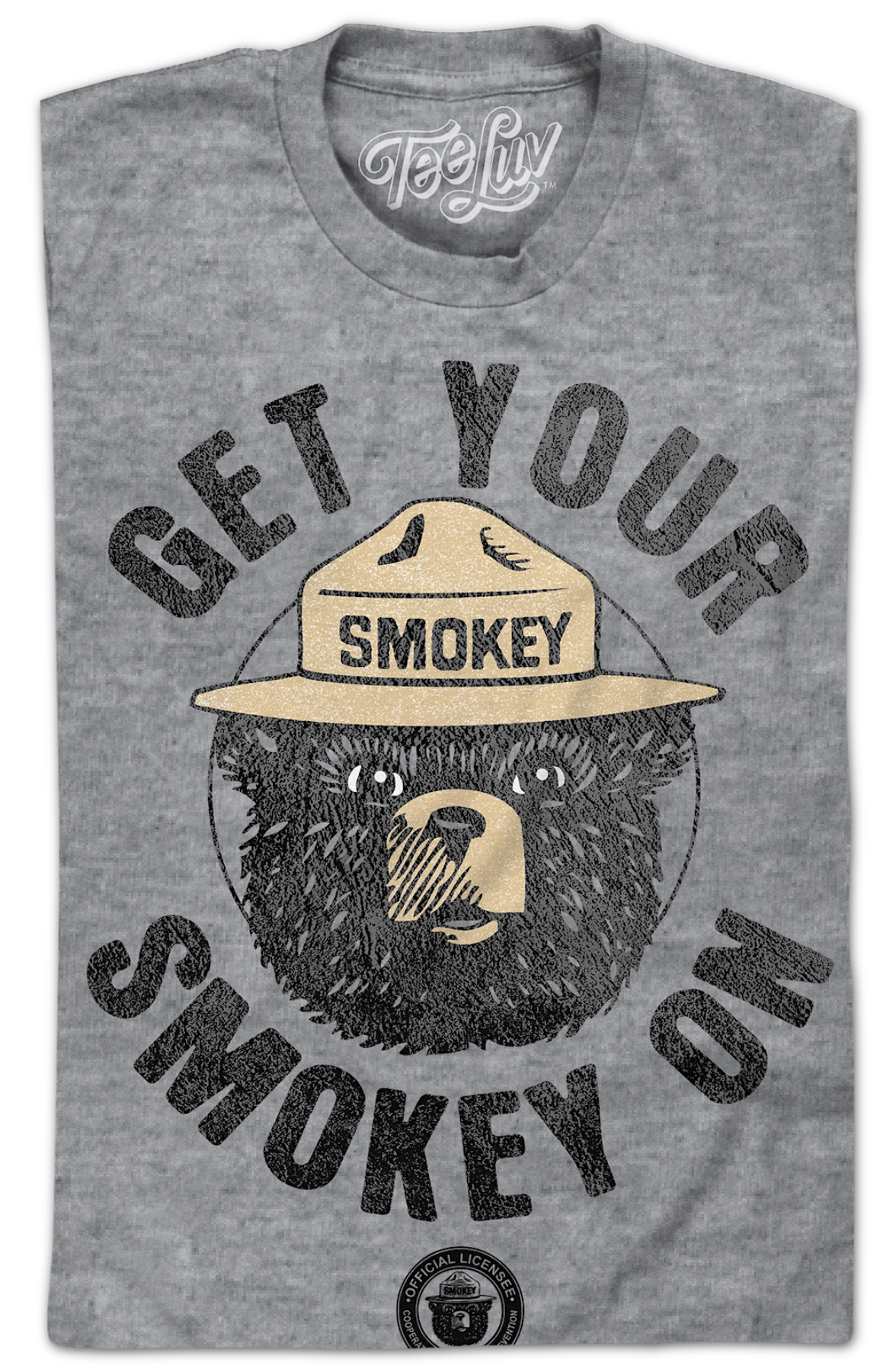 Vintage Get Your Smokey On Bear T-Shirt product image 2