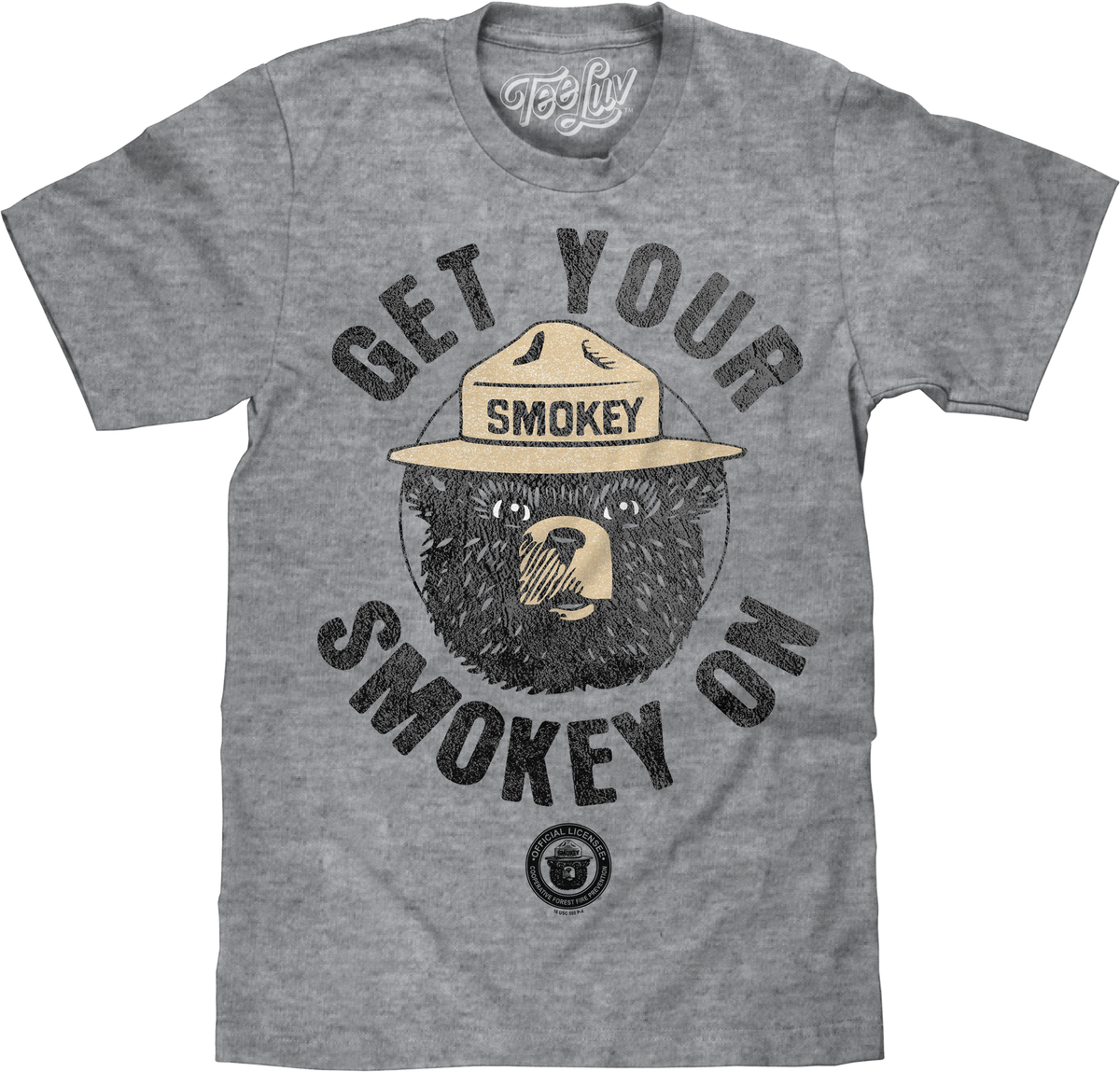 Vintage Get Your Smokey On Bear T-Shirt product image 1