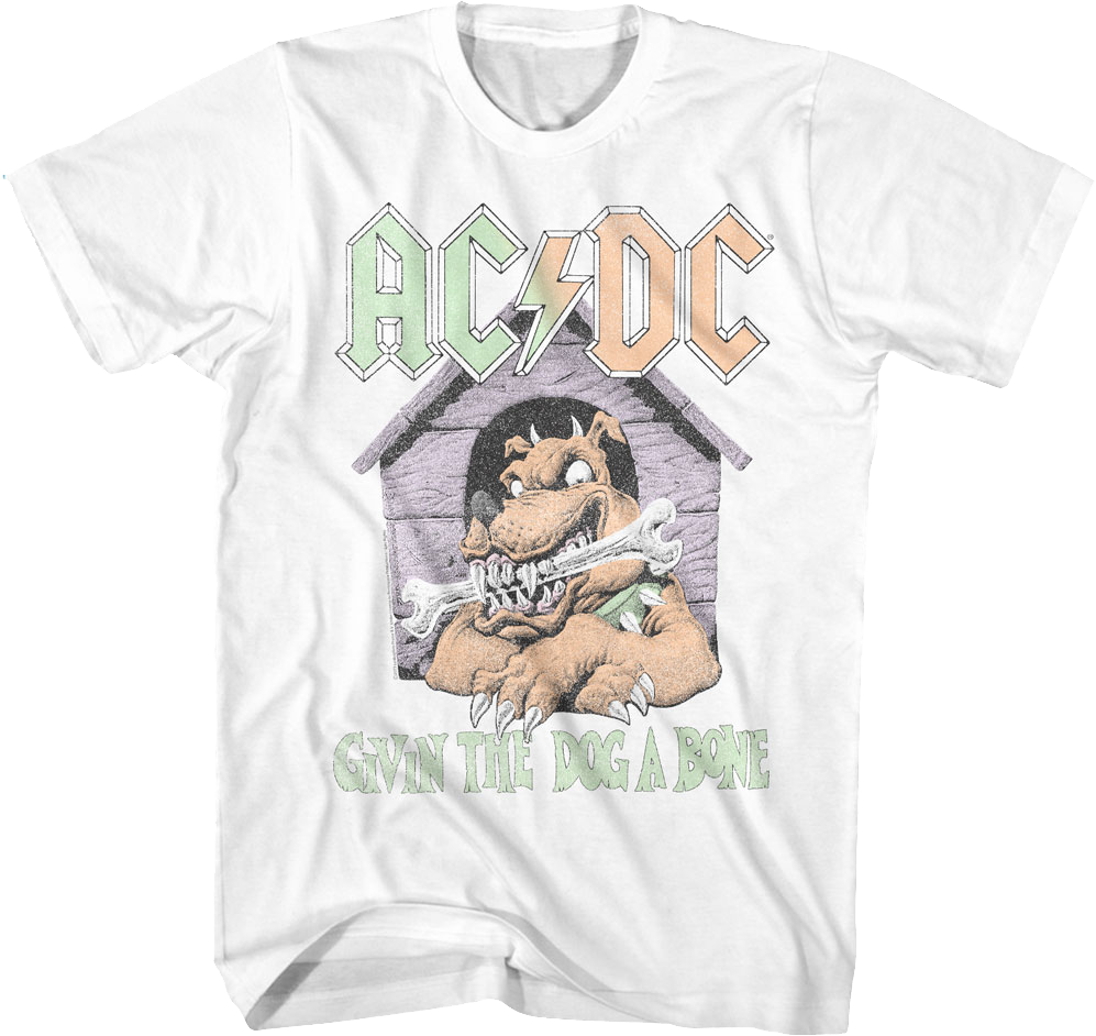 Vintage Givin The Dog A Bone ACDC T-Shirt product image 1