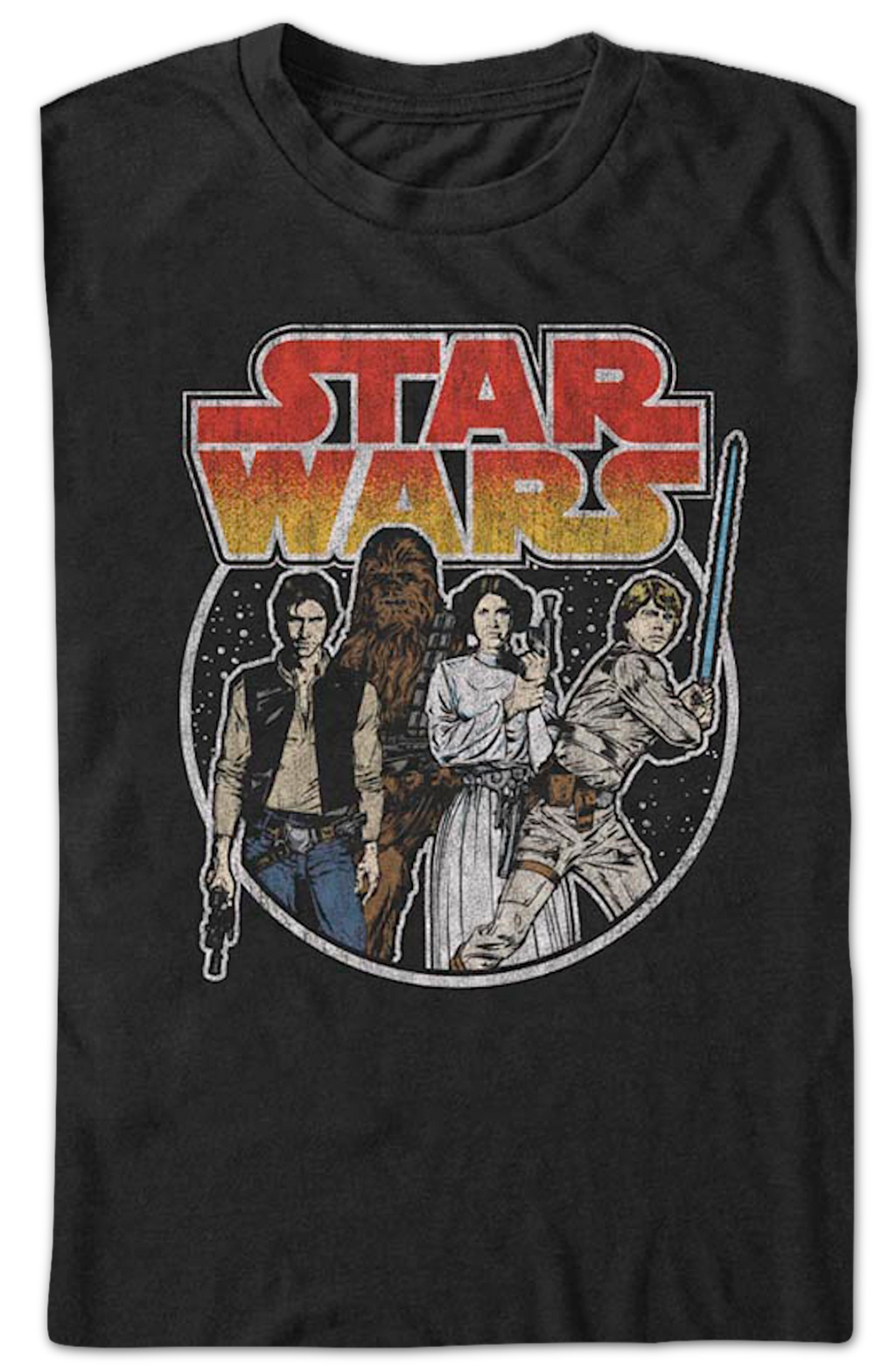 Vintage Character Circle Star Wars T-Shirt product image 2