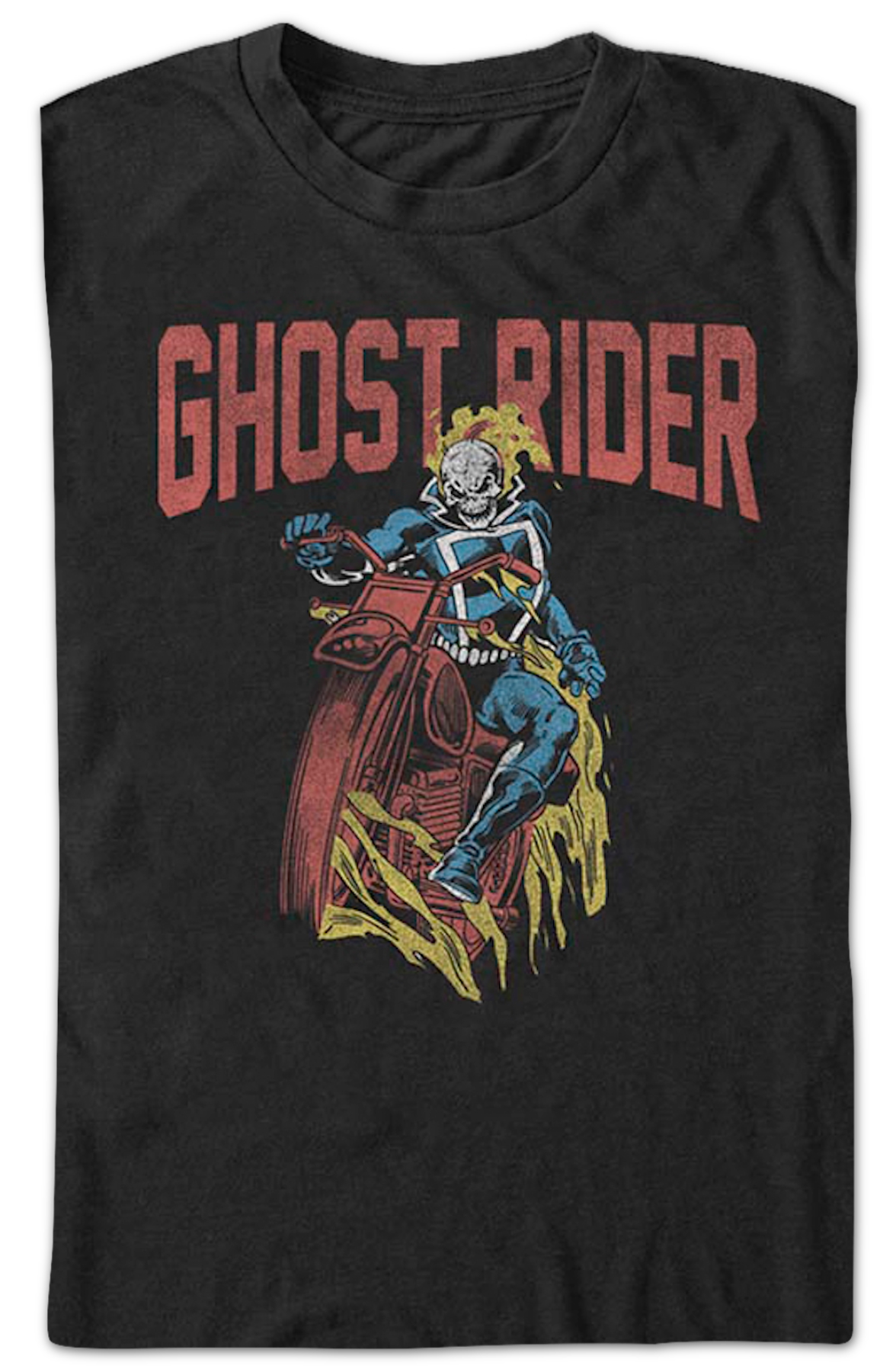 Vintage Hell Cycle Ghost Rider Marvel Comics T-Shirt product image 2