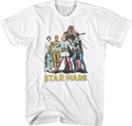 Vintage Heroes Illustration Star Wars T-Shirt product image 1