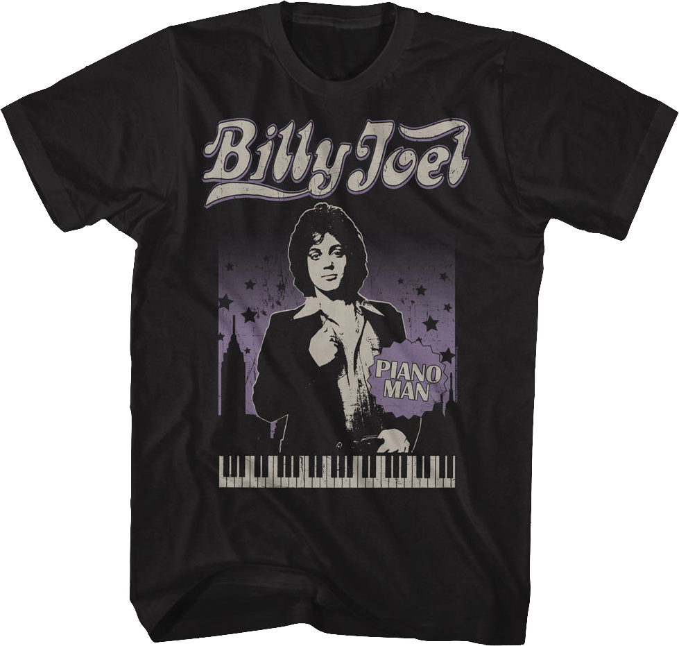 Vintage Piano Man Billy Joel T-Shirt product image 1
