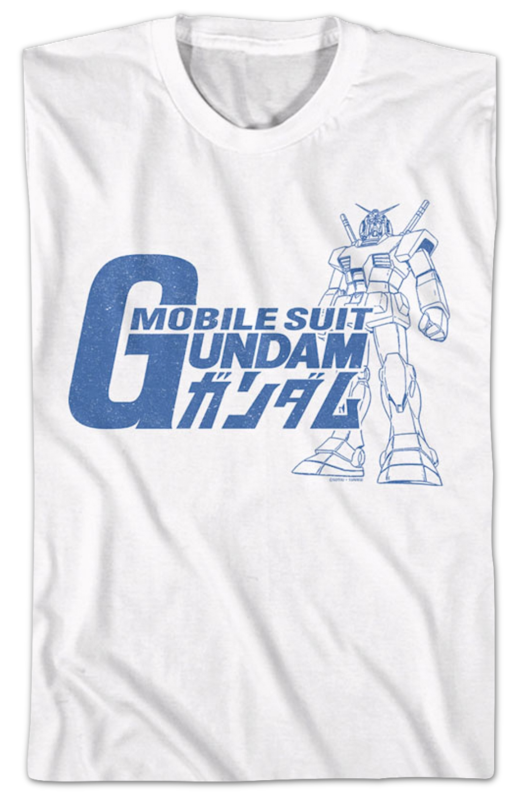 Vintage RX-78-2 Sketch Gundam T-Shirt product image 2