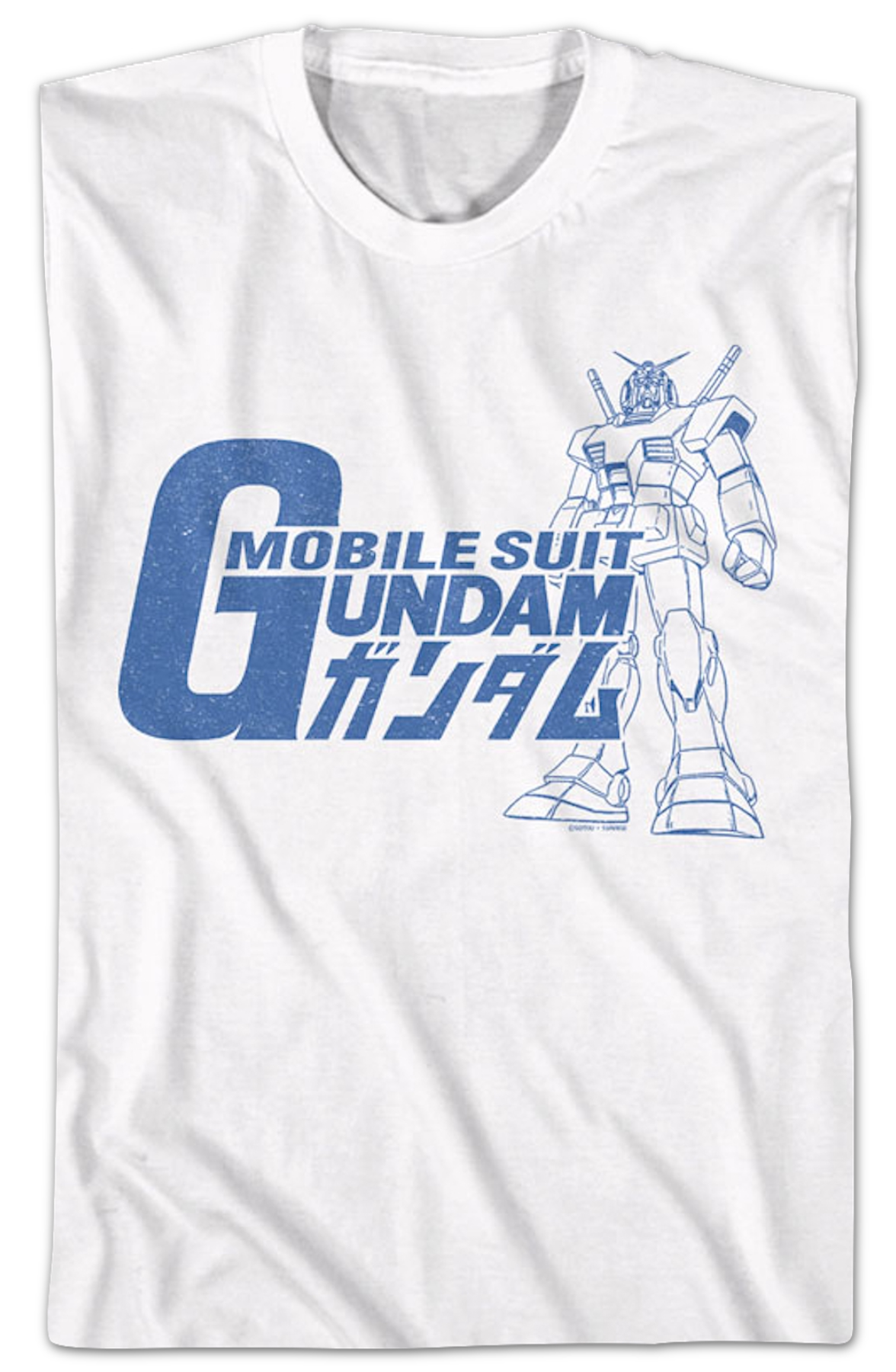 Vintage RX-78-2 Sketch Gundam T-Shirt product image 2