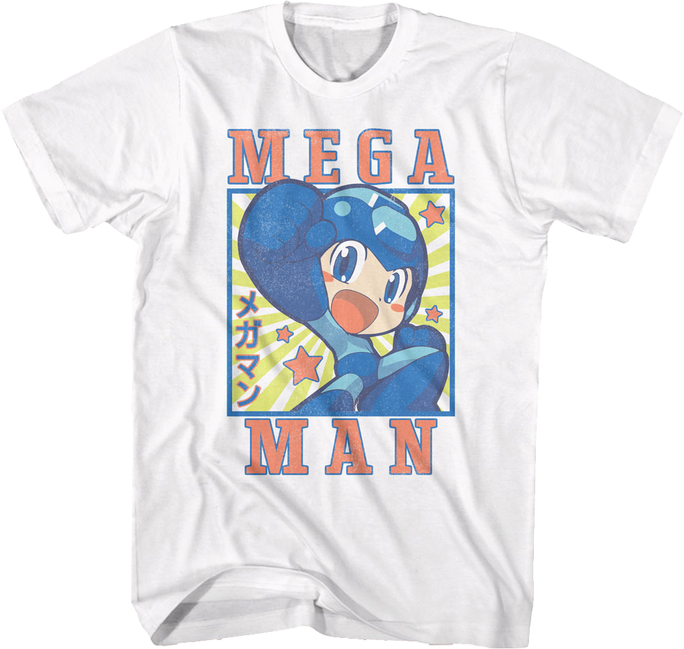 Vintage Stars Mega Man T-Shirt product image 1