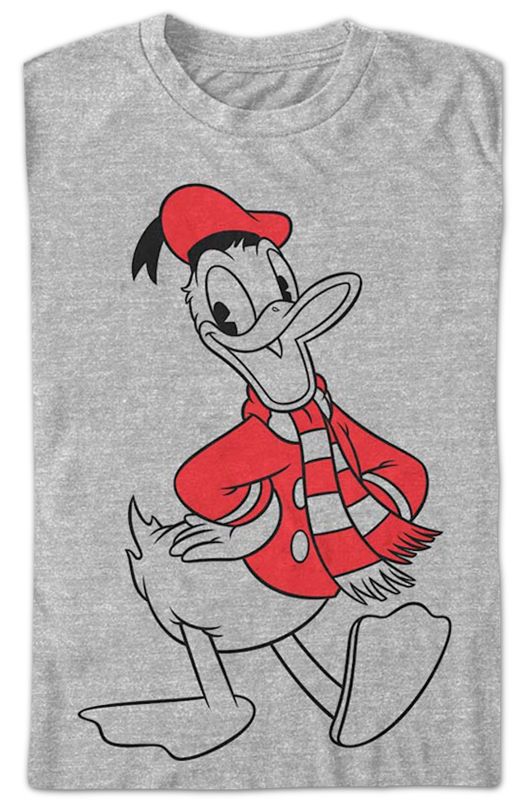 Vintage Winter Donald Duck Disney T-Shirt product image 2