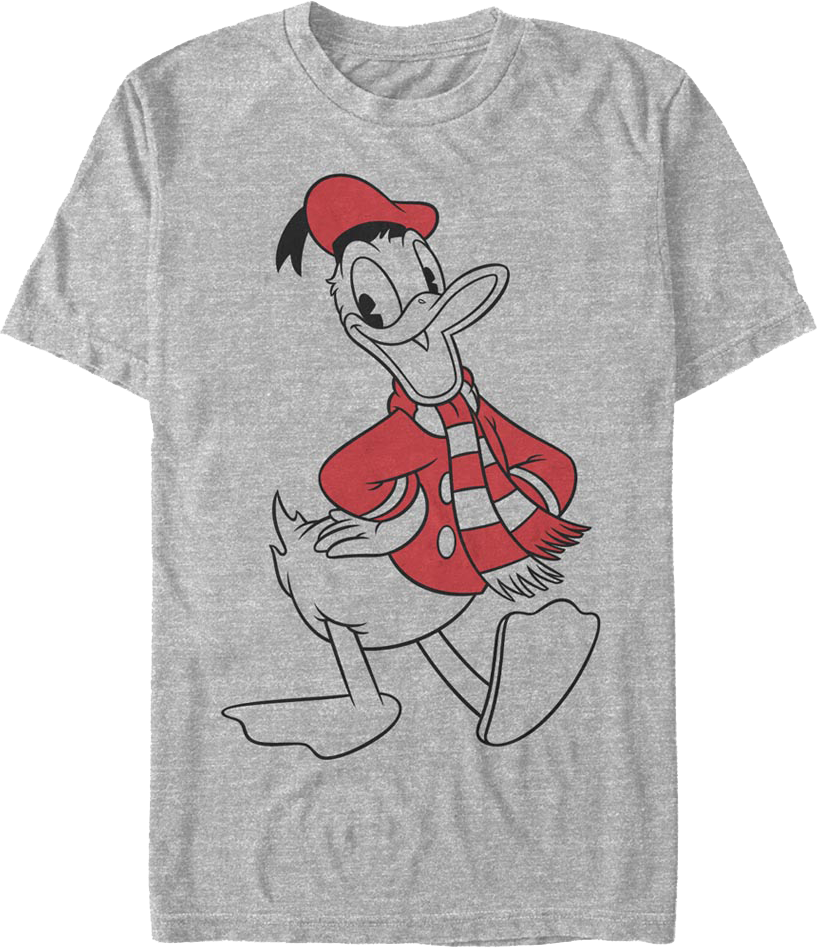 Vintage Winter Donald Duck Disney T-Shirt product image 1