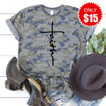 Faith Cross Tee - Vintage Camo - 15 product image 1