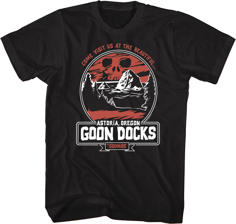 Visit Us At The Beautiful Goon Docks Goonies T-Shirt product image 1