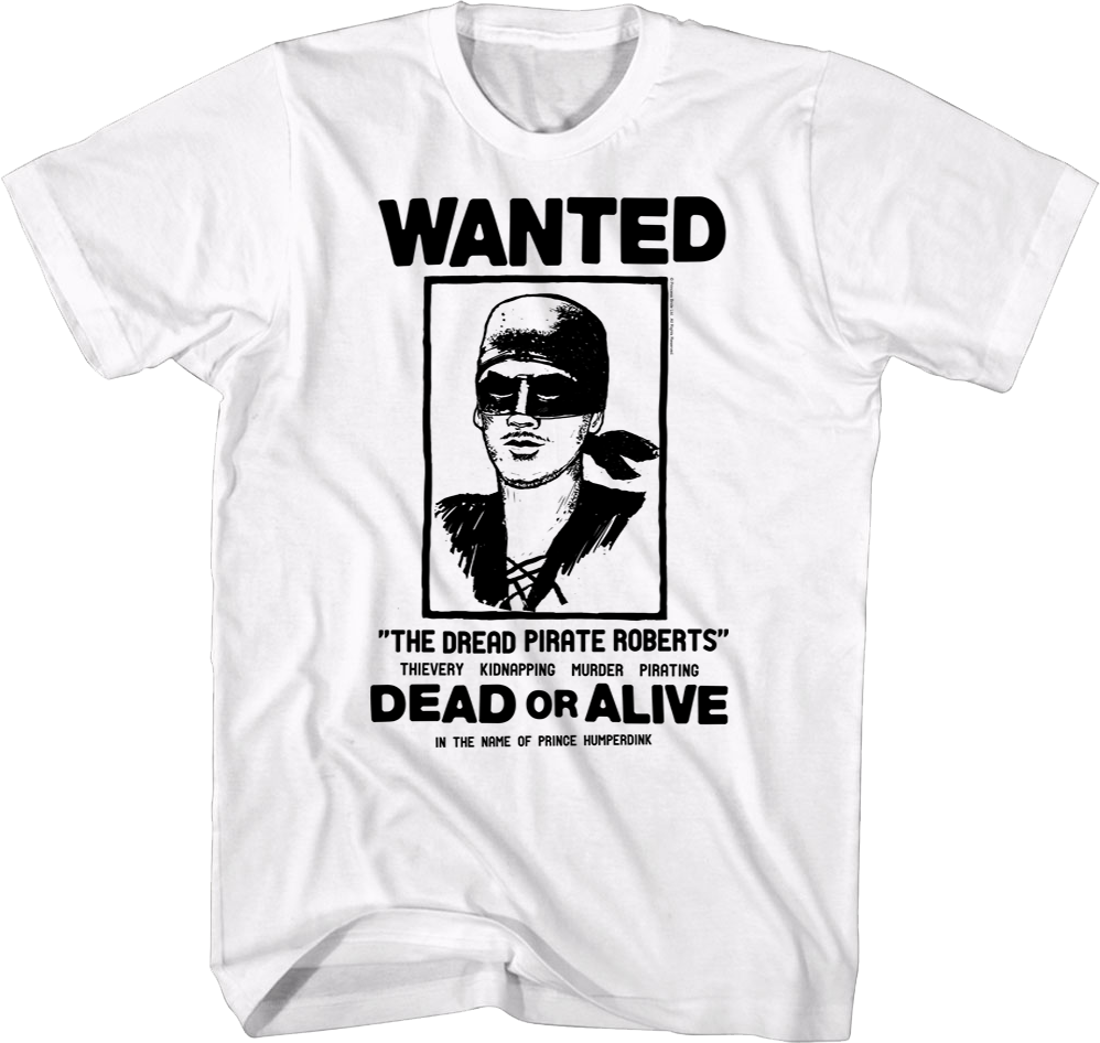 Wanted Poster Princess Bride T-Shirt