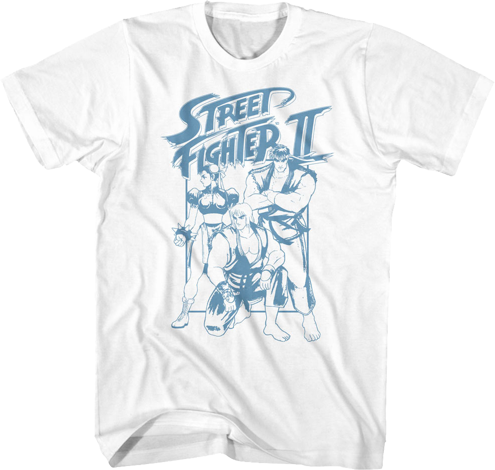 Warrior Poses Street Fighter T-Shirt product image 1