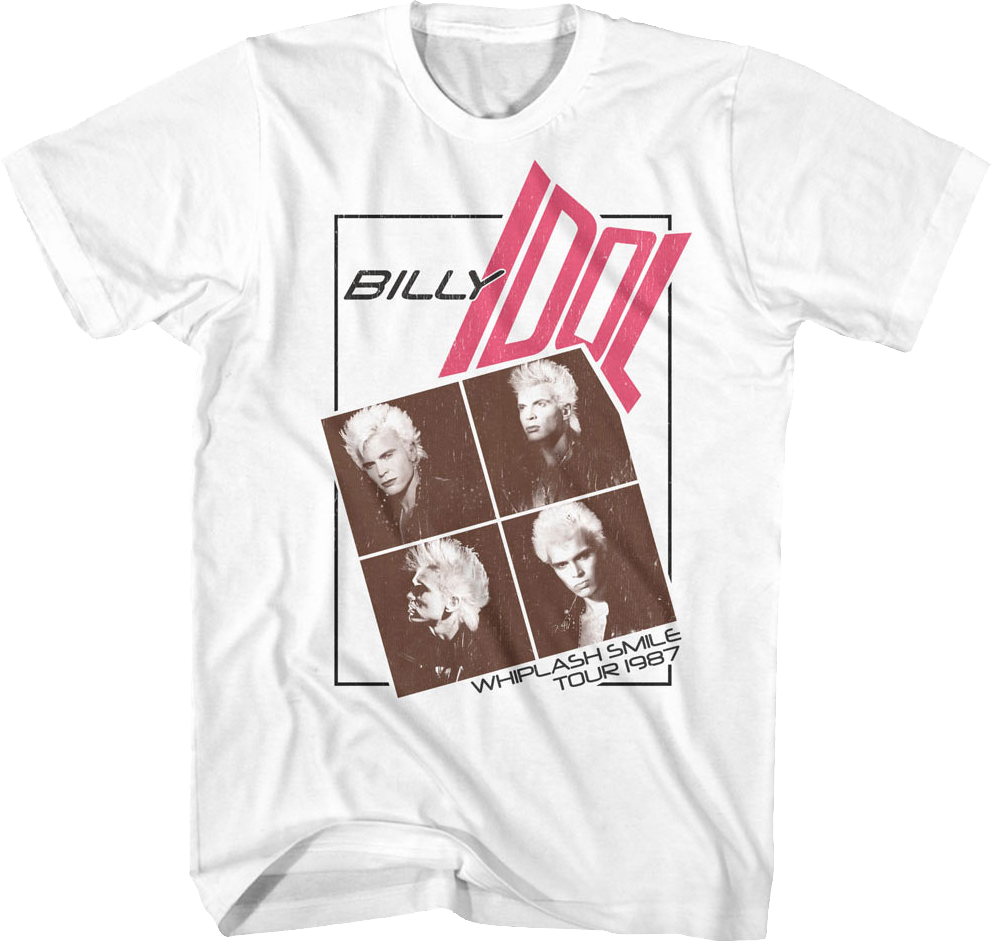 Whiplash Smile Tour Billy Idol T-Shirt product image 1