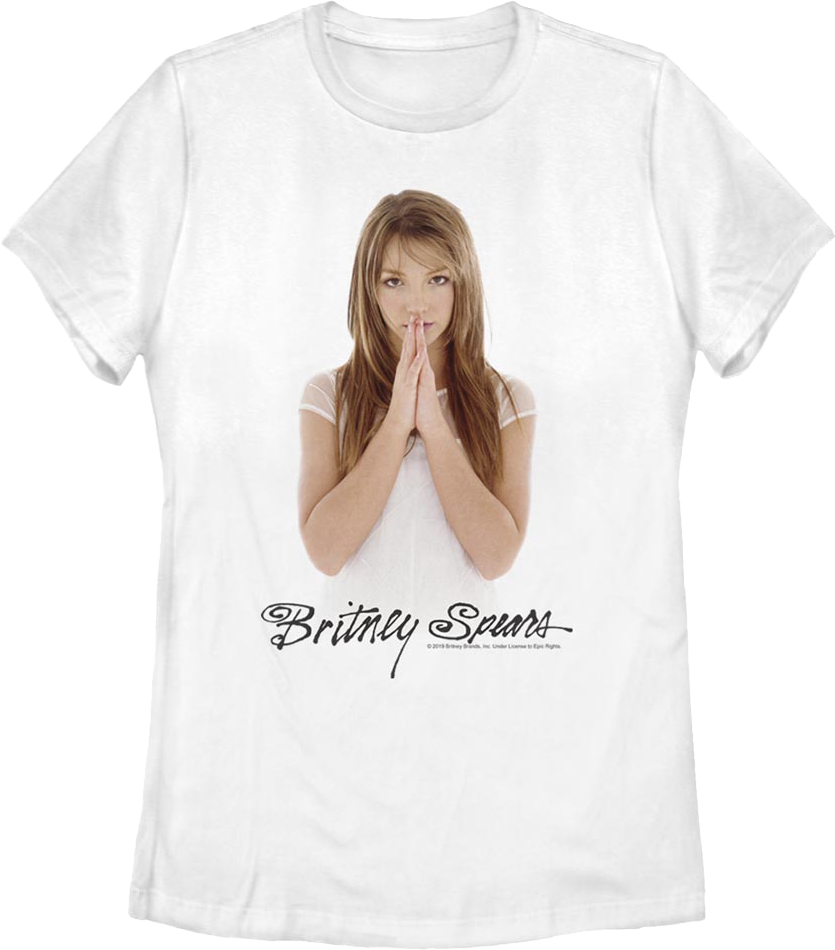 Womens Baby One More Time Photo Britney Spears Shirt product image 1