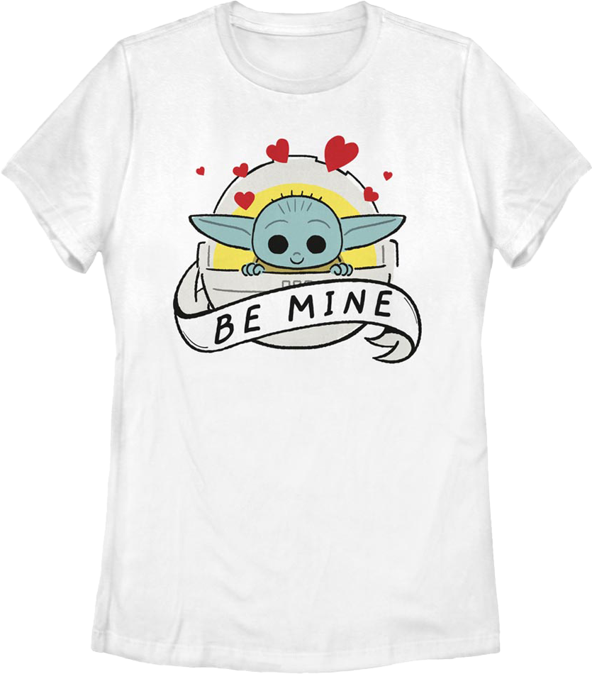 Womens Be Mine Mandalorian Star Wars Shirt product image 1