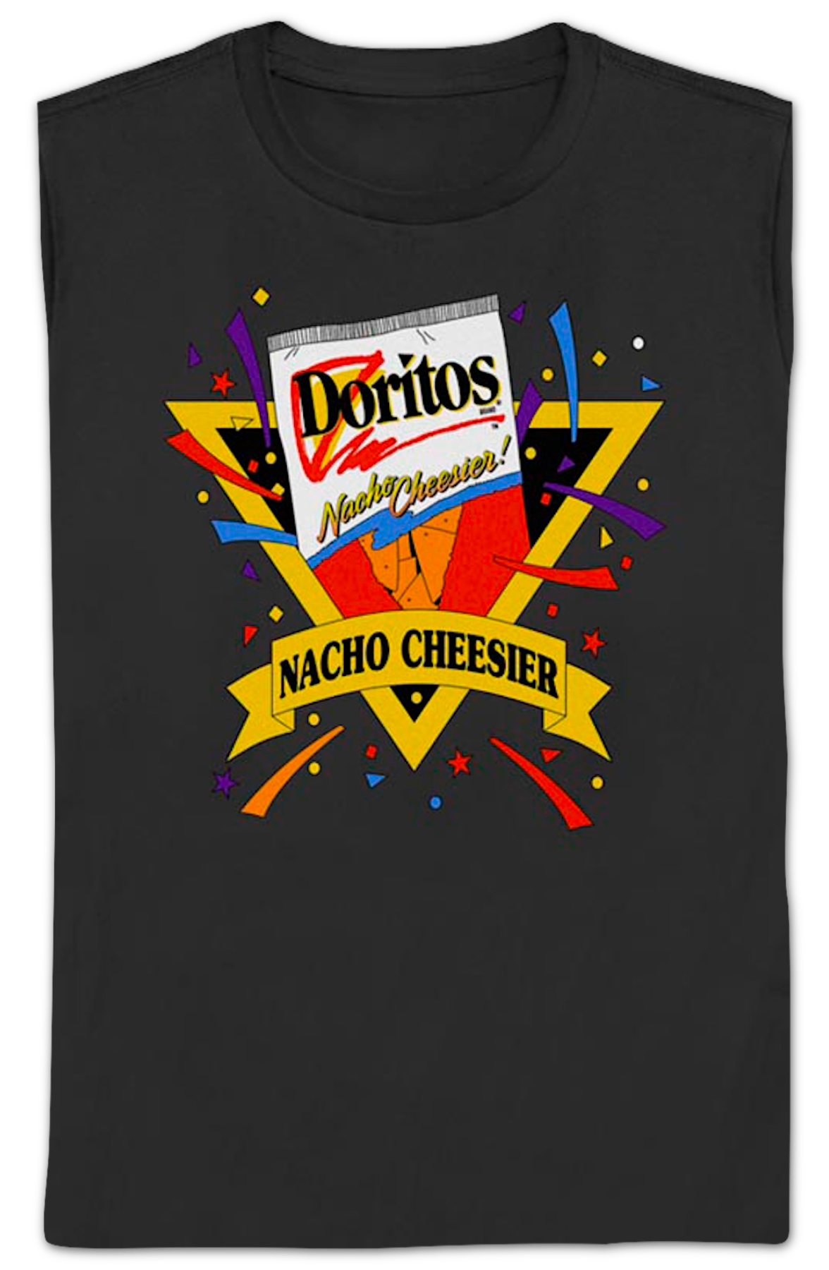 Womens Black Nacho Cheesier Celebration Doritos Shirt product image 2
