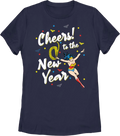 Womens Cheers to the New Year Wonder Woman DC Comics Shirt product image 1