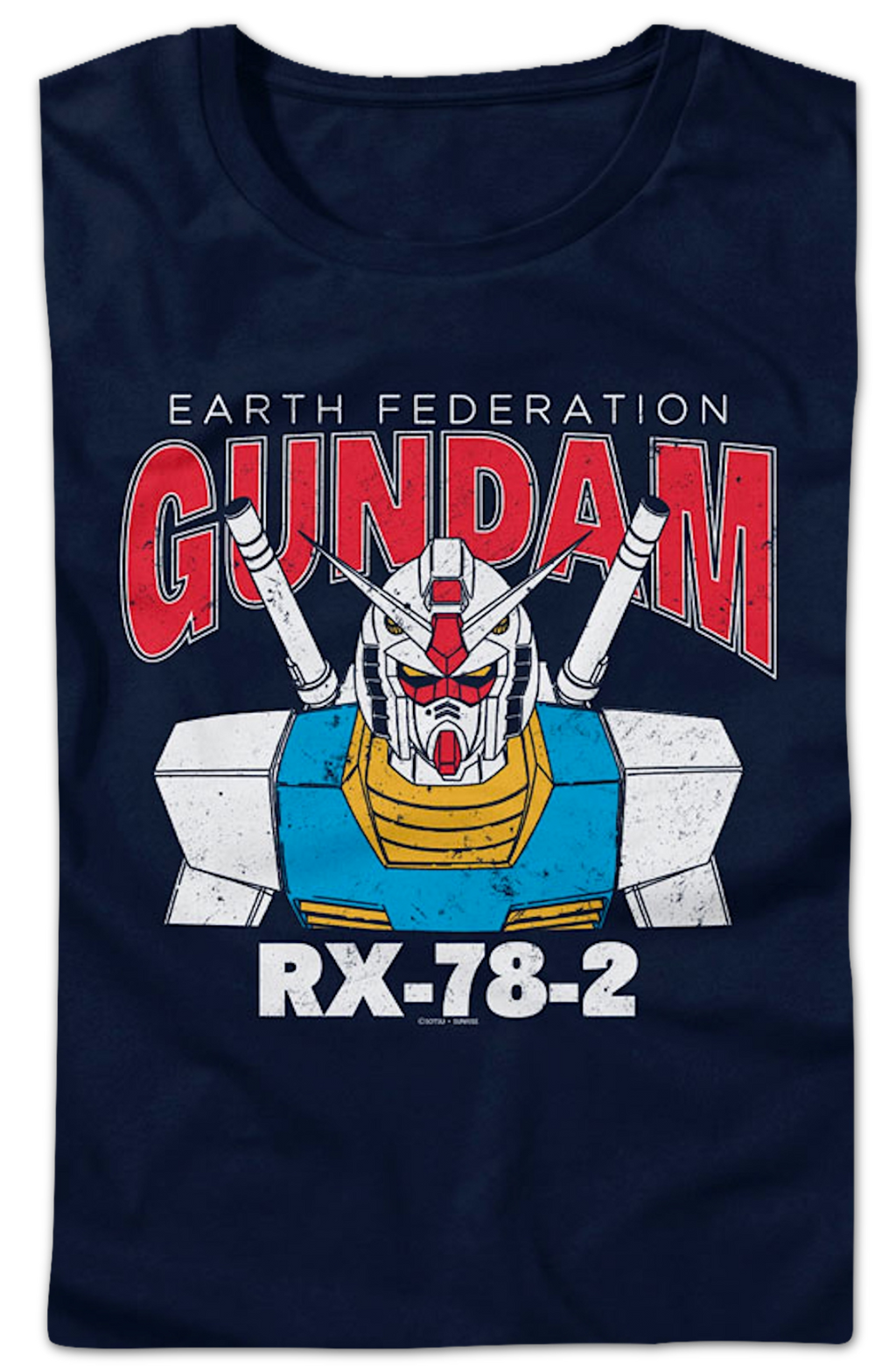 Womens Blue Earth Federation Gundam Shirt product image 2