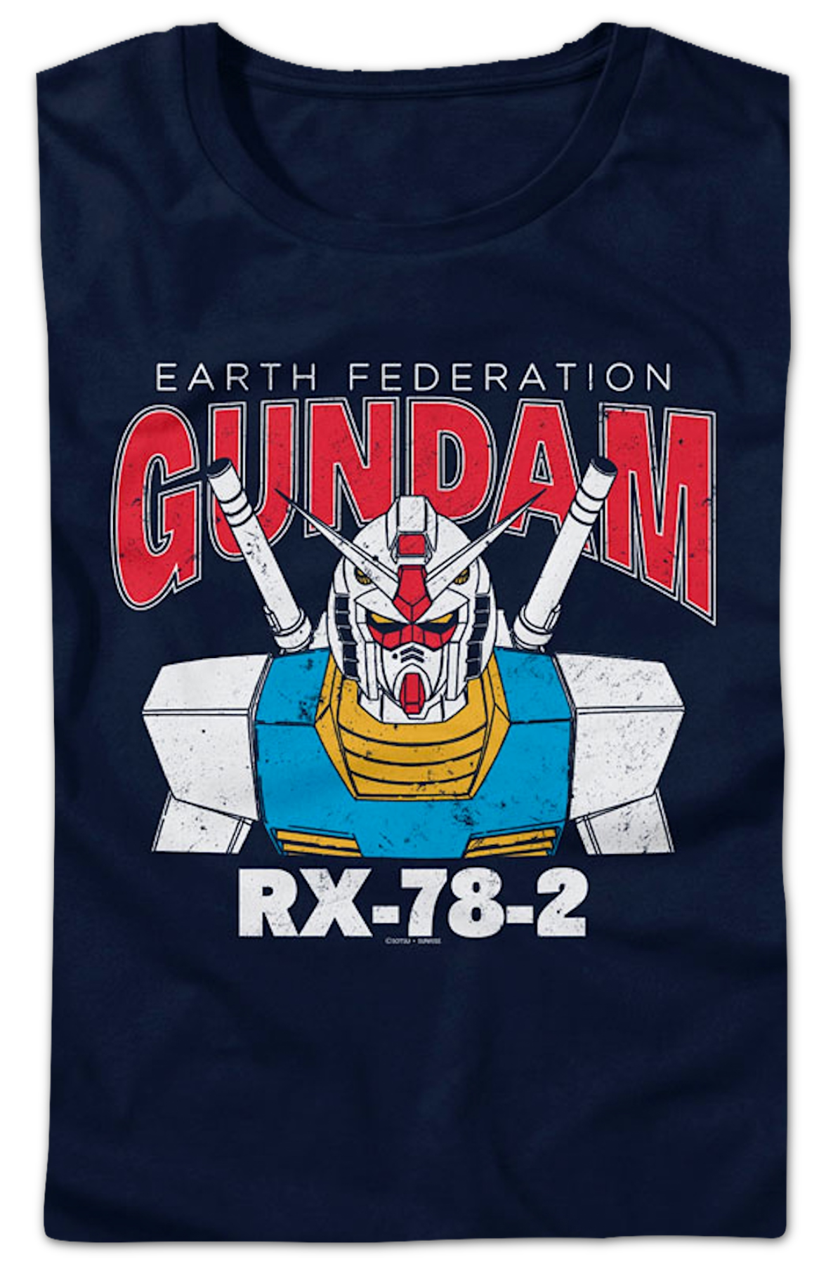 Womens Blue Earth Federation Gundam Shirt product image 2