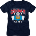 Womens Blue Earth Federation Gundam Shirt product image 1