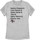 Womens Flavors Doritos Shirt product image 1