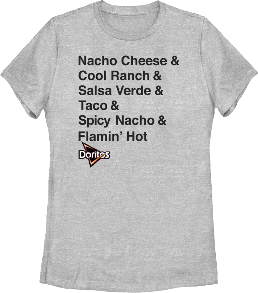 Womens Flavors Doritos Shirt product image 1