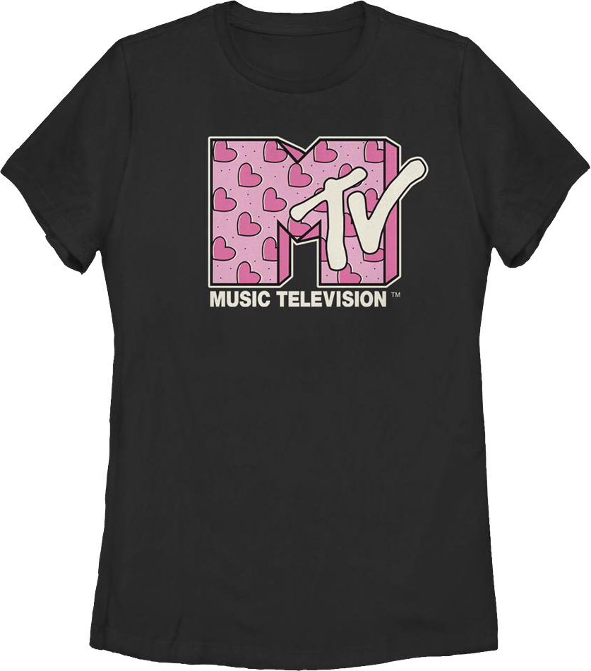 Womens Hearts Logo MTV Shirt product image 1