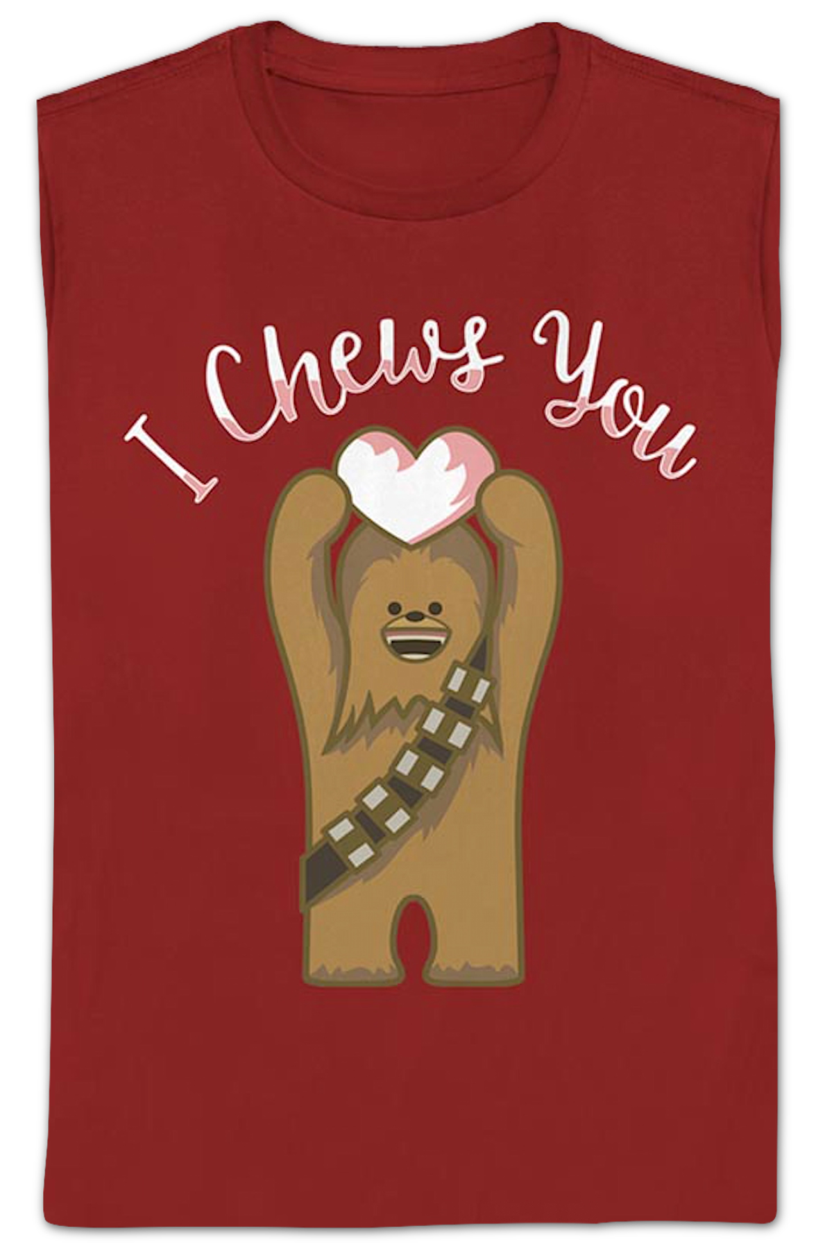 Womens I Chews You Valentine's Day Star Wars Shirt product image 2