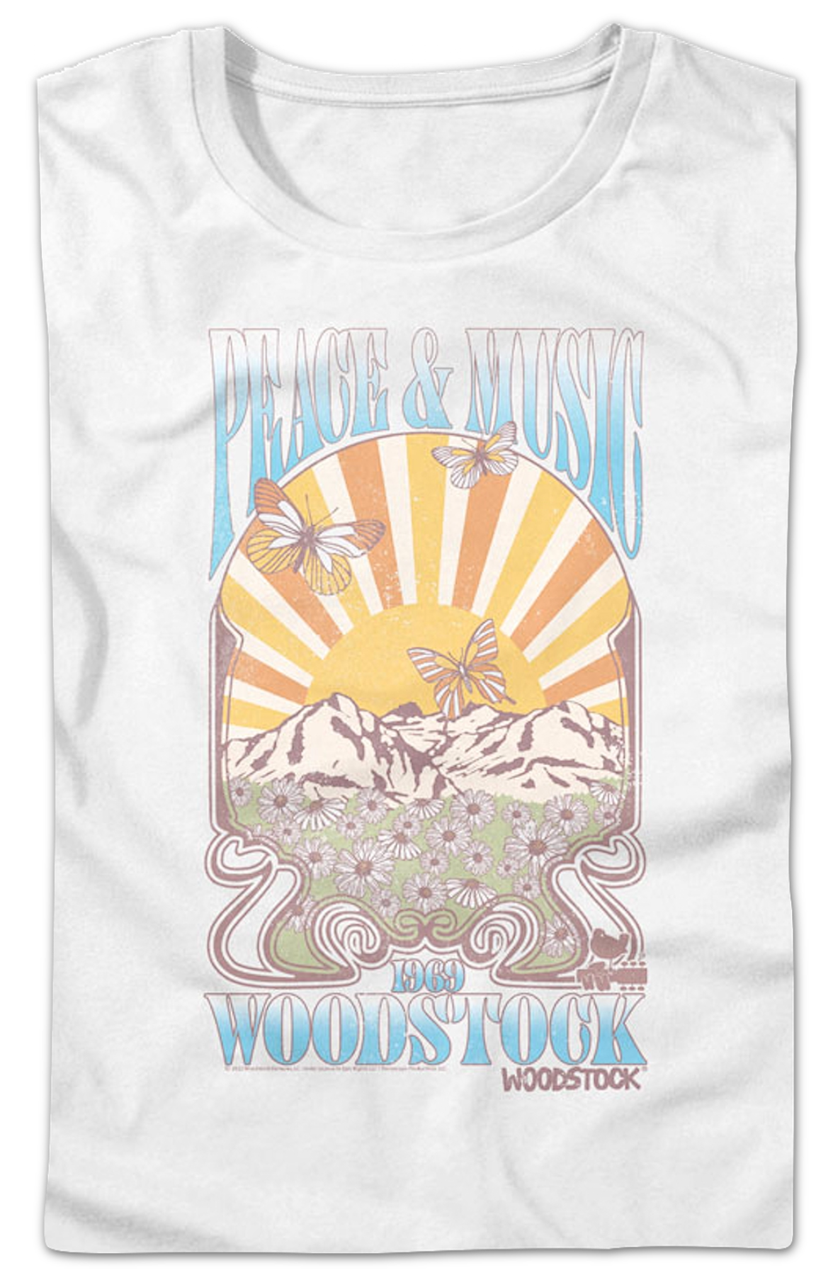 Womens Peace & Music Woodstock Shirt product image 2