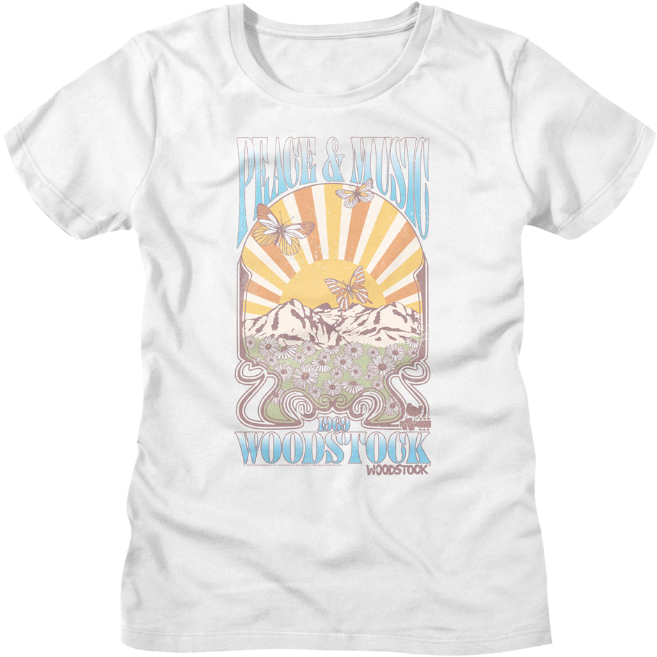 Womens Peace & Music Woodstock Shirt product image 1