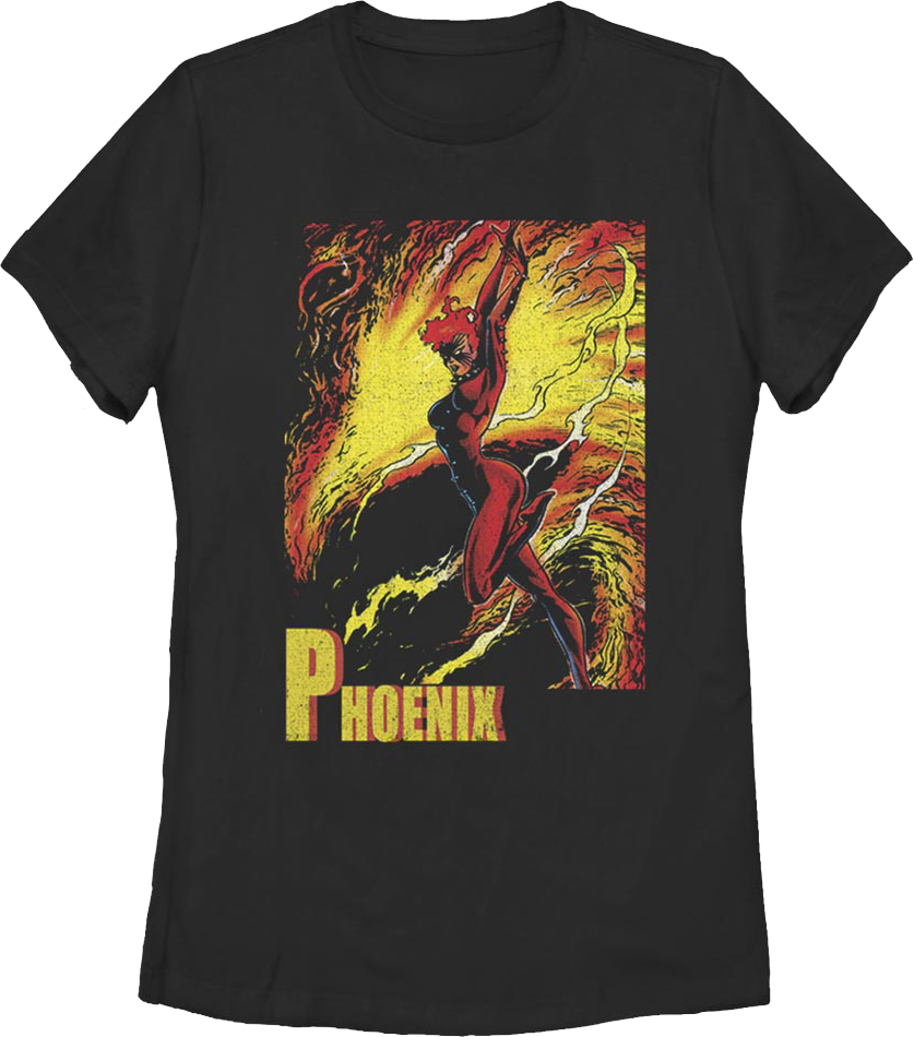 Womens Phoenix Marvel Comics Shirt product image 1