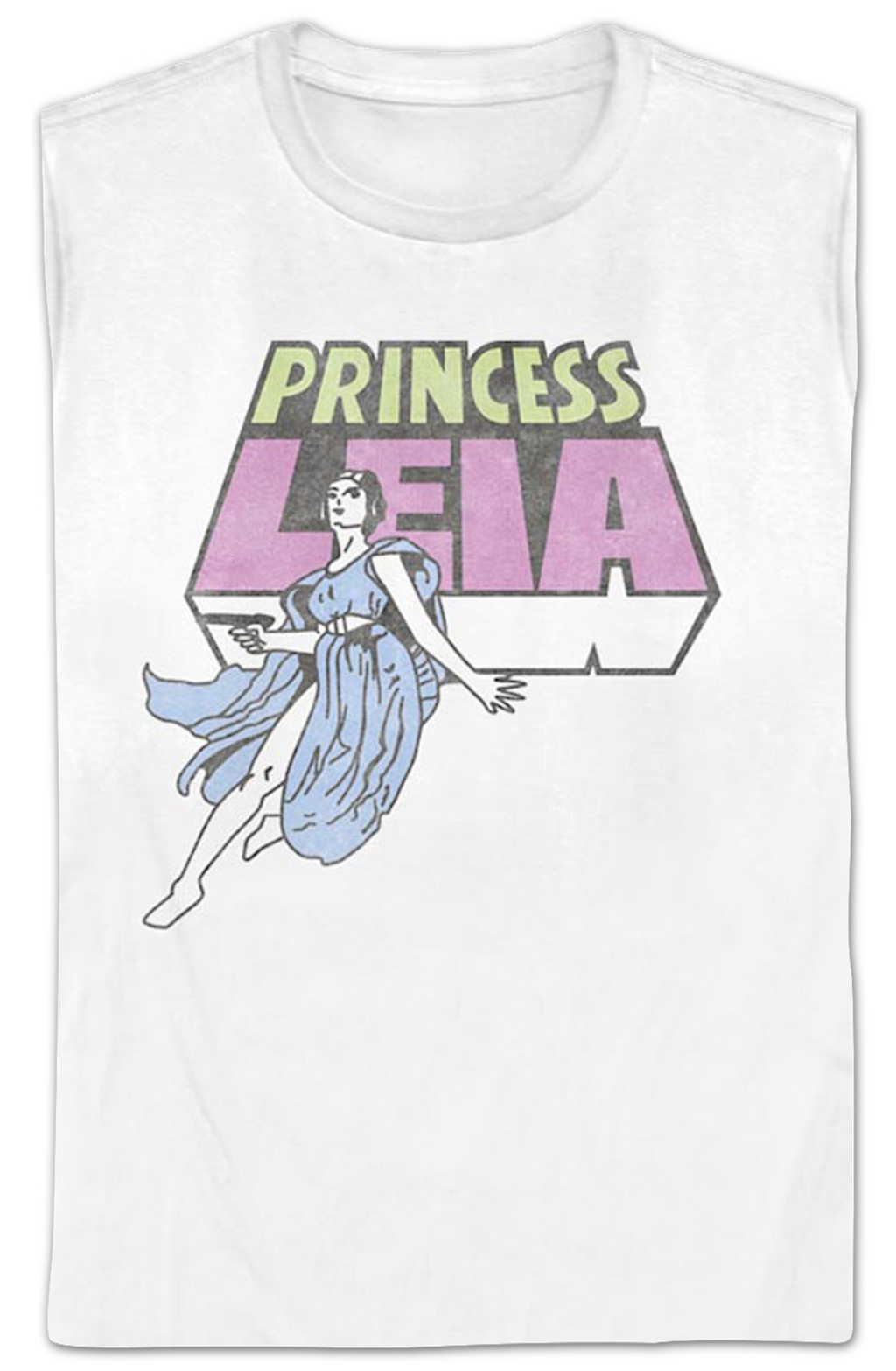 Womens Princess Leia Sketch Star Wars Shirt product image 2