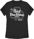 Womens St. Pabst Blue Ribbon Day Shirt product image 1