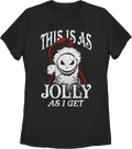 Womens This Is As Jolly As I Get Nightmare Before Christmas product image 1