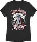 Womens Wonderful Nightmare Before Christmas Shirt product image 1
