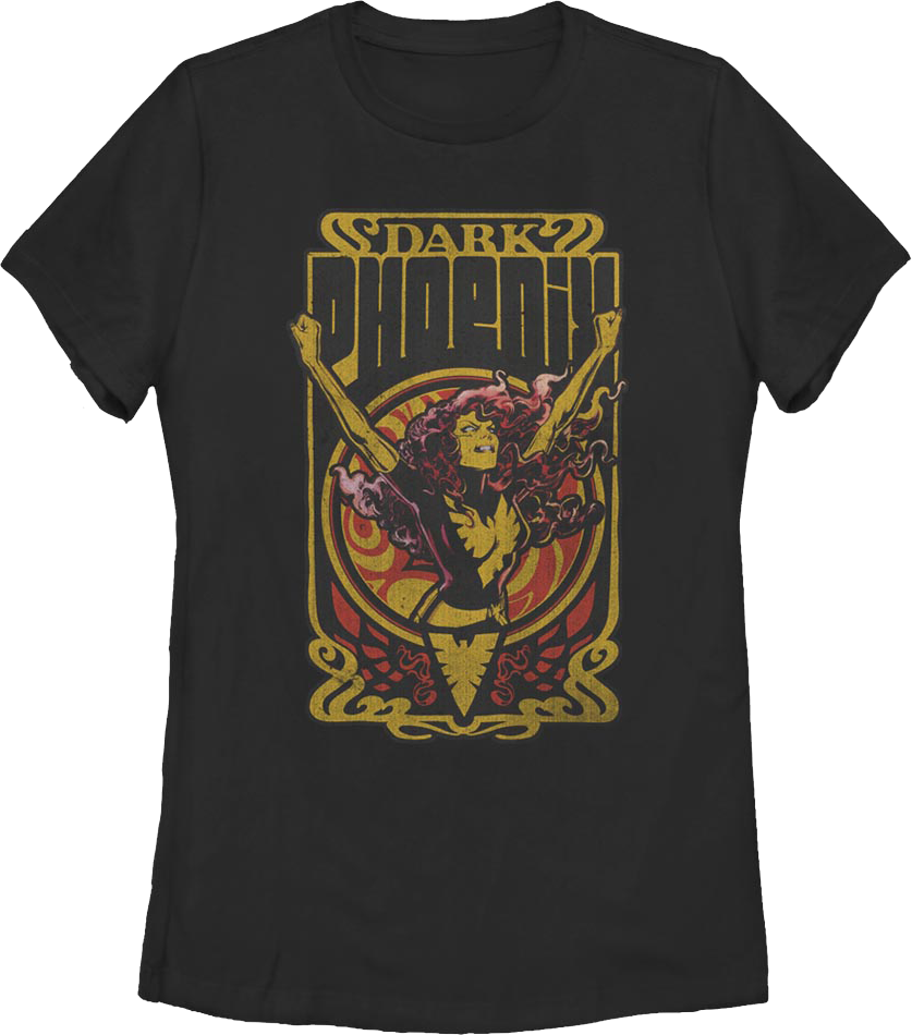 Womens X-Men Dark Phoenix Marvel Comics Shirt product image 1