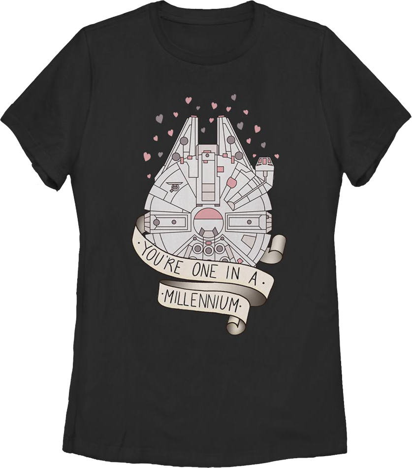 Womens You're One In A Millennium Star Wars Shirt product image 1