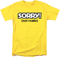 Yellow Sorry T-Shirt product image 1