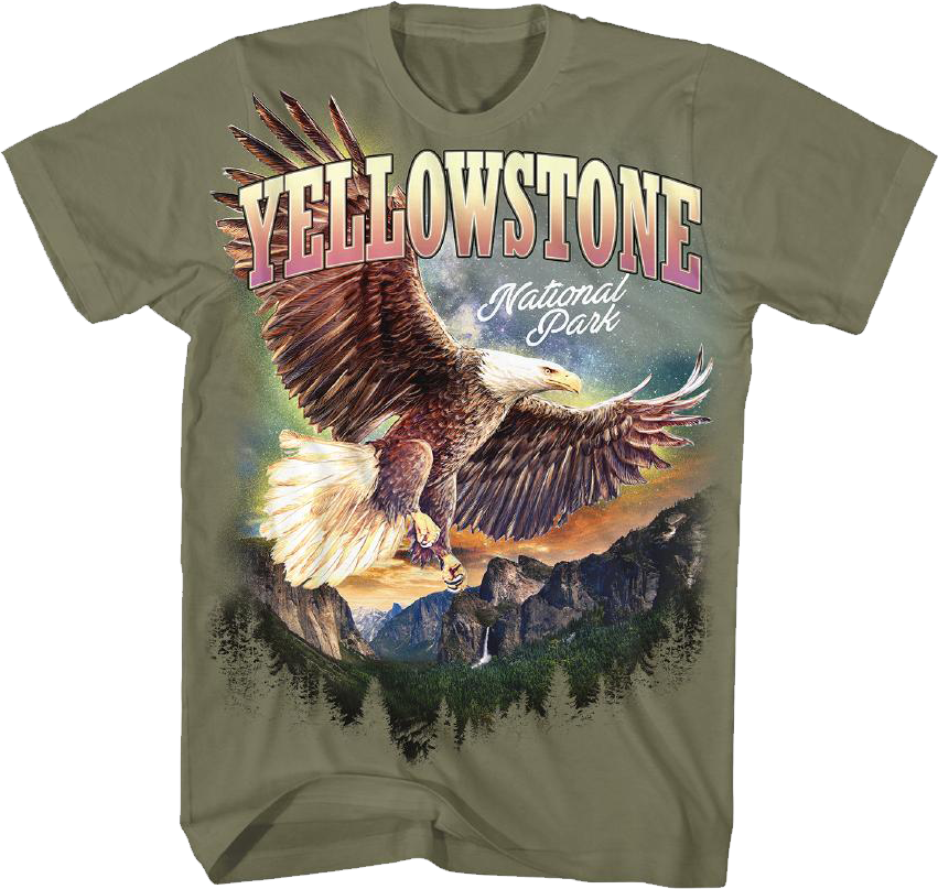 Yellowstone Eagle National Park Foundation T-Shirt product image 1