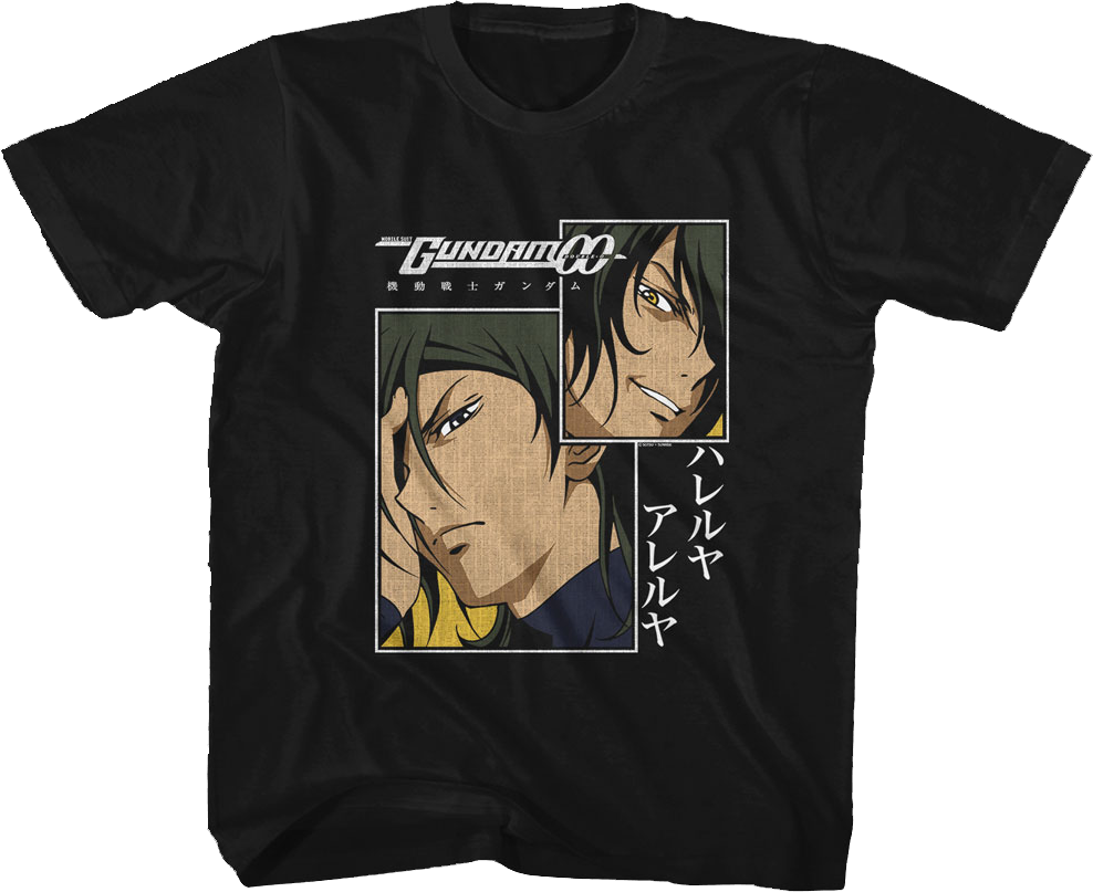 Youth Allelujah And Hallelujah Gundam Shirt product image 1