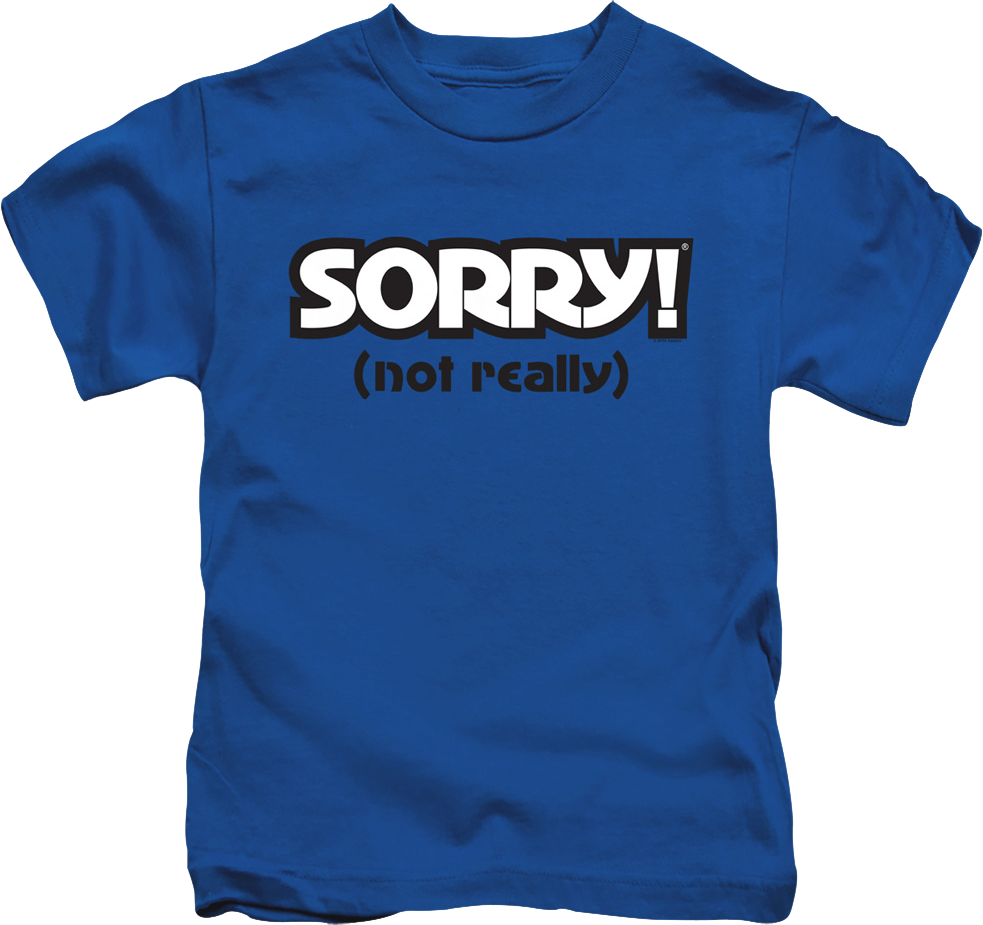 Youth Blue Sorry Shirt product image 1